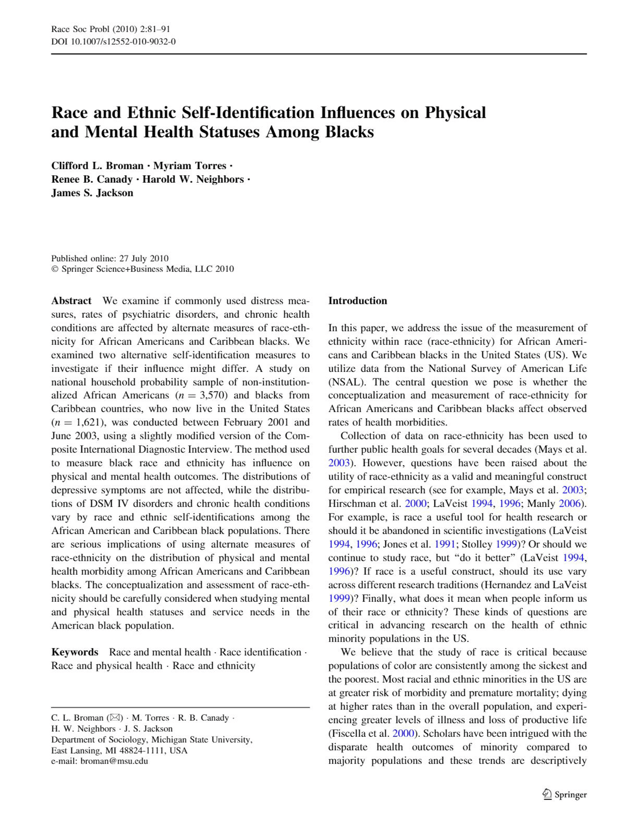 Race-Ethnic-ID-Mental-Health-Broman-Canady-Neighbors